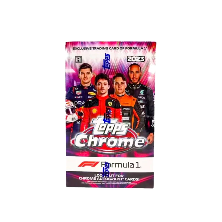 Topps【拆盒】 2023 Topps chrome f1 hobby 赛车收藏卡
