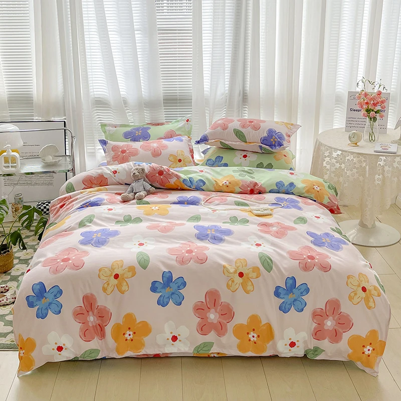 加厚纯磨毛四件套床上用品床单被套学生宿舍三件套冬季加厚四件套