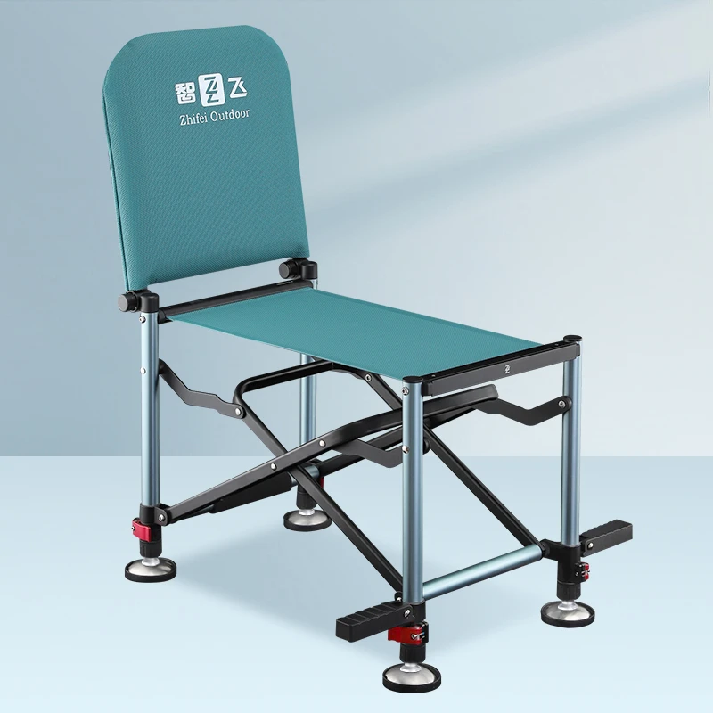 智飞骑士折叠钓鱼椅多功能便携轻便钓鱼椅折叠超轻户外折叠椅钓椅