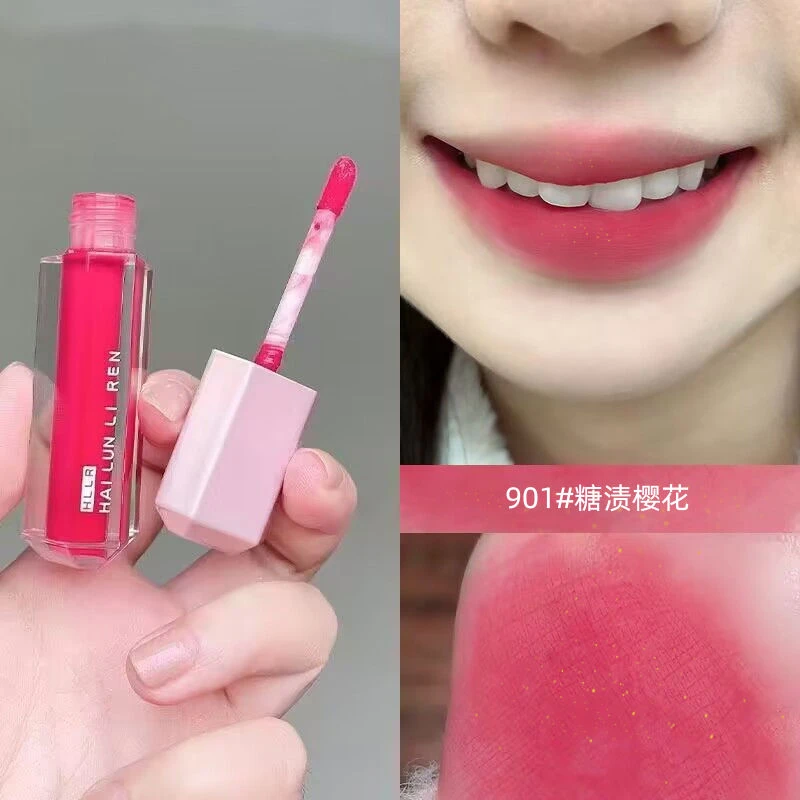 嫩妹!伪素颜口红低饱和哑光雾面素颜纯欲风学生少女早八小众唇釉