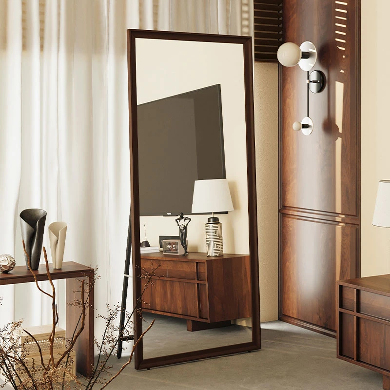 家用大镜子高档全身镜落地式穿衣镜客厅卧室立式落地镜试衣镜壁挂