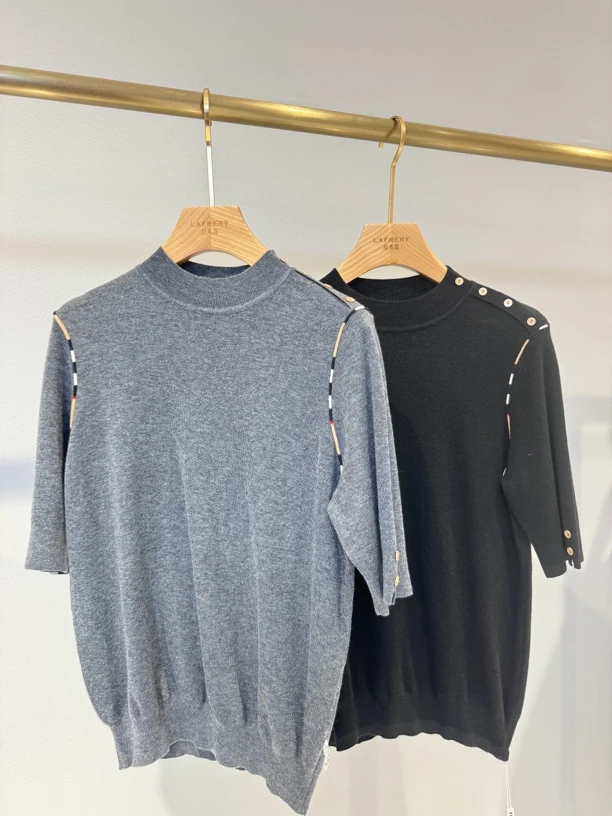 【年货节】早秋半领精致毛杉上衣