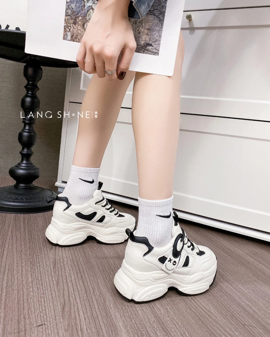 【芳芳精品】时尚百搭厚底韩版增高老爹鞋L51605157