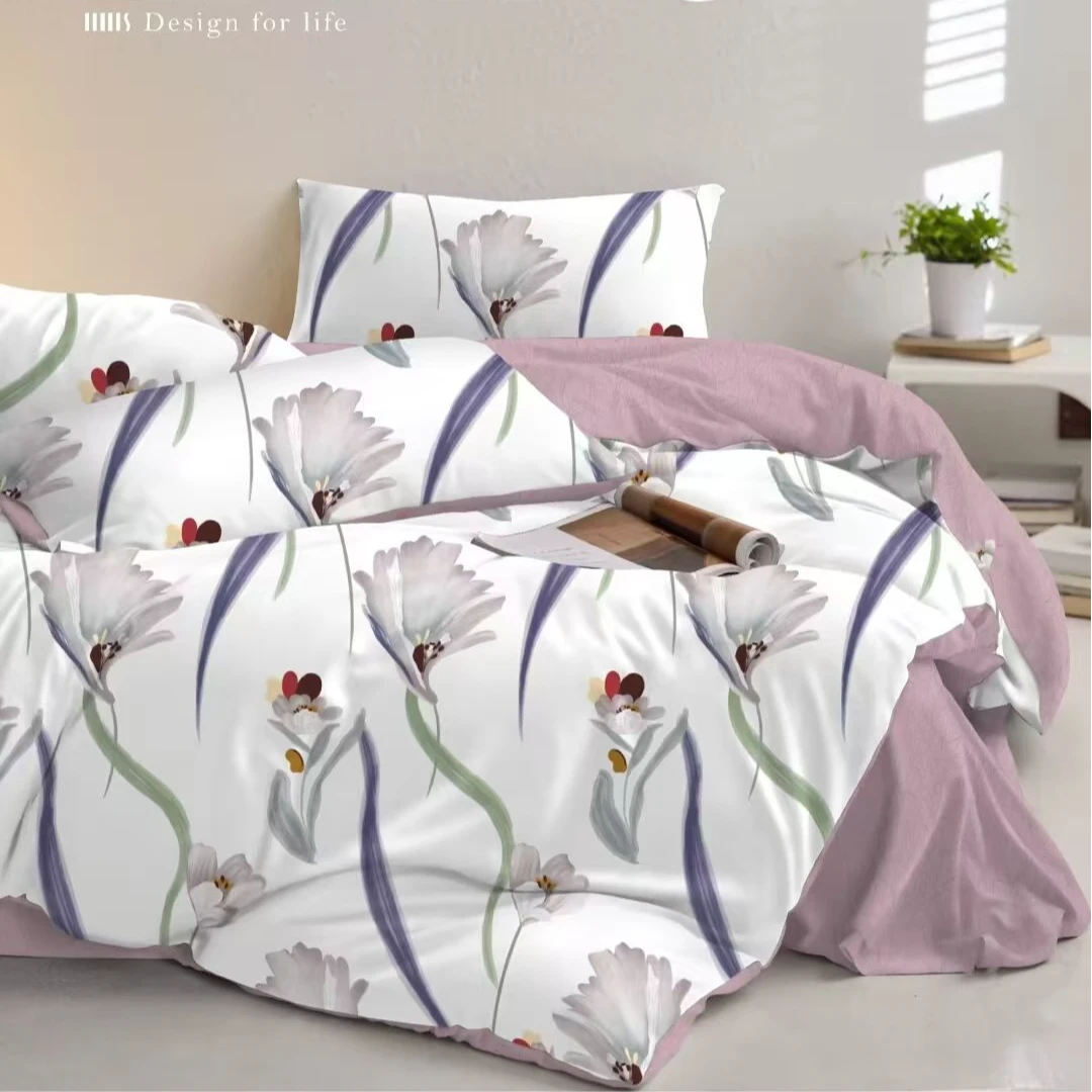 【繁花似锦】双人被套AB版 尺寸2x2.3米 纯棉斜纹加厚款被套单件