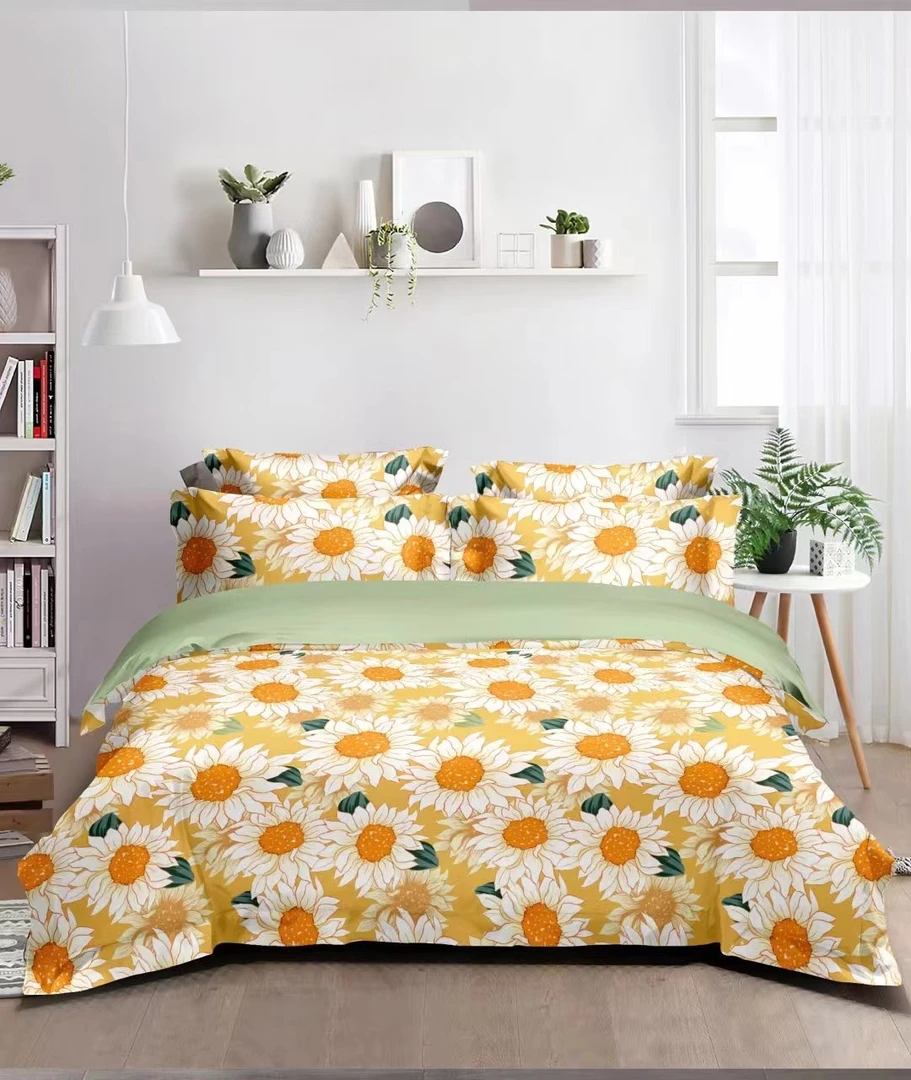 向日葵 3.45X2.4布块 纯棉澳绒（不加工） 亲肤透气 四季通用±5cm