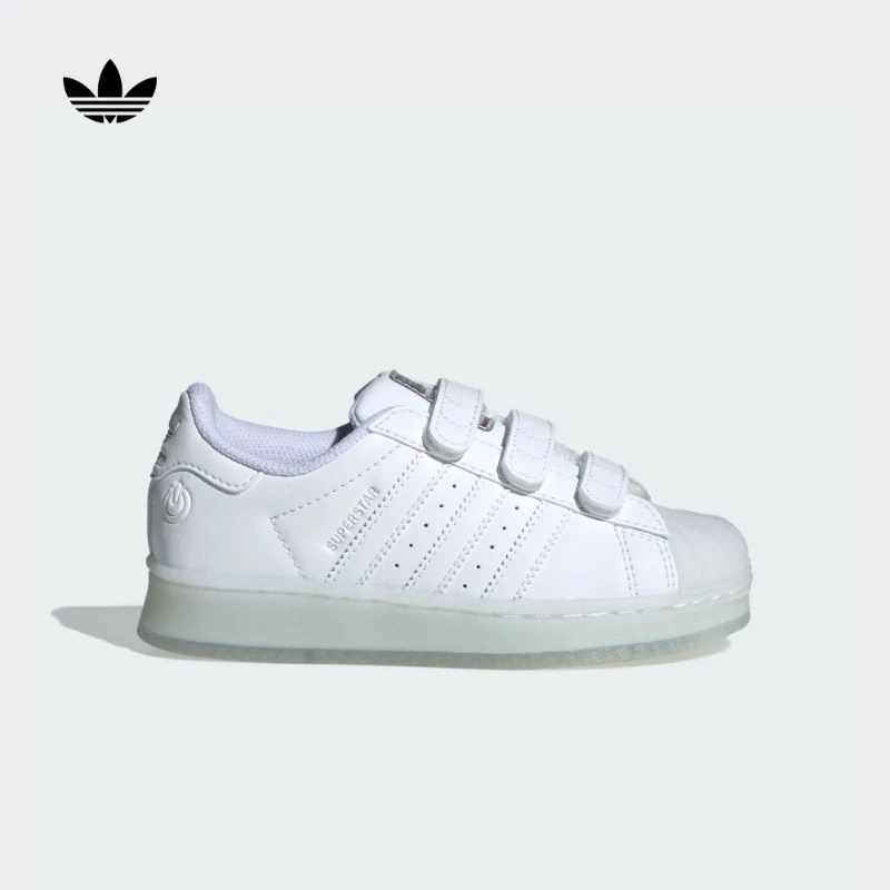 阿迪达斯三叶草儿童鞋男小童板鞋SUPERSTAR LED LIGHTS CF IH8008