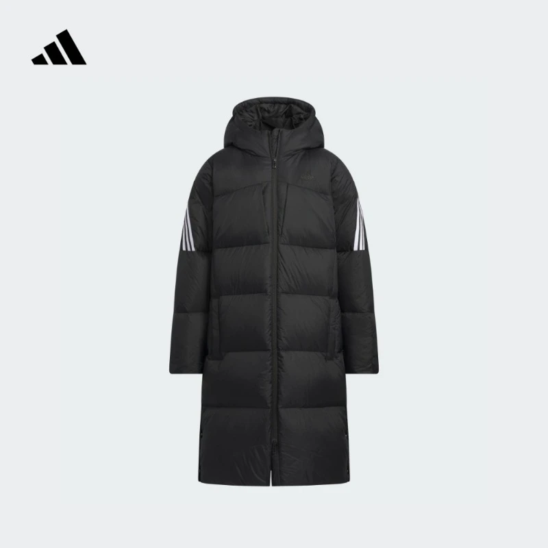adidas阿迪达斯官方男大童600蓬拒水防泼连帽长款羽绒服 JI6239