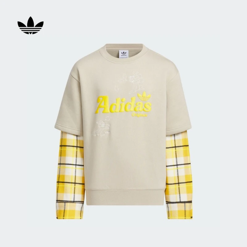 adidas阿迪达斯三叶草儿童装迪士尼联名男大童春季儿童卫衣JC6813