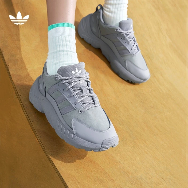 adidas阿迪达斯三叶草儿童鞋男大童时尚舒适运动鞋 ZX 22 HQ1571