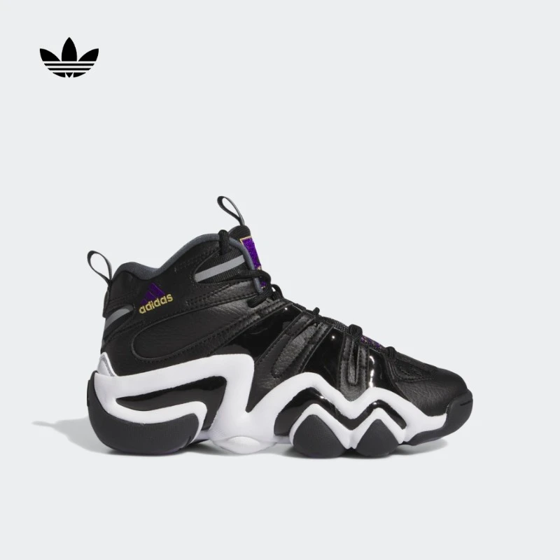 adidas阿迪达斯官方三叶草儿童鞋男大童篮球运动鞋 CRAZY  ID6189