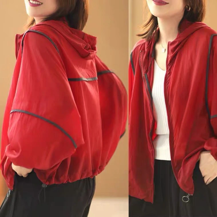 防晒衣服女款2025新款夏季网红爆款洋气外穿冰丝防紫外线薄款外套