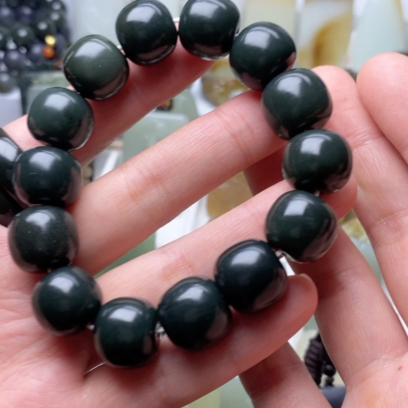 【闪购商品】和田玉（青玉）手链未镶嵌?****家