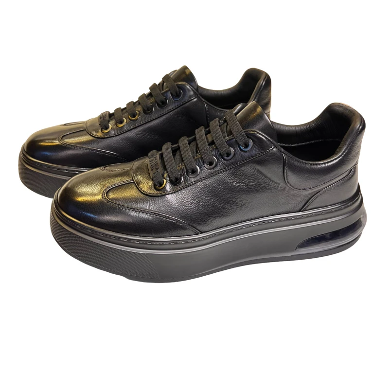 6089-1【有单有棉】男士商务休闲皮鞋时尚百搭胎牛皮气垫底