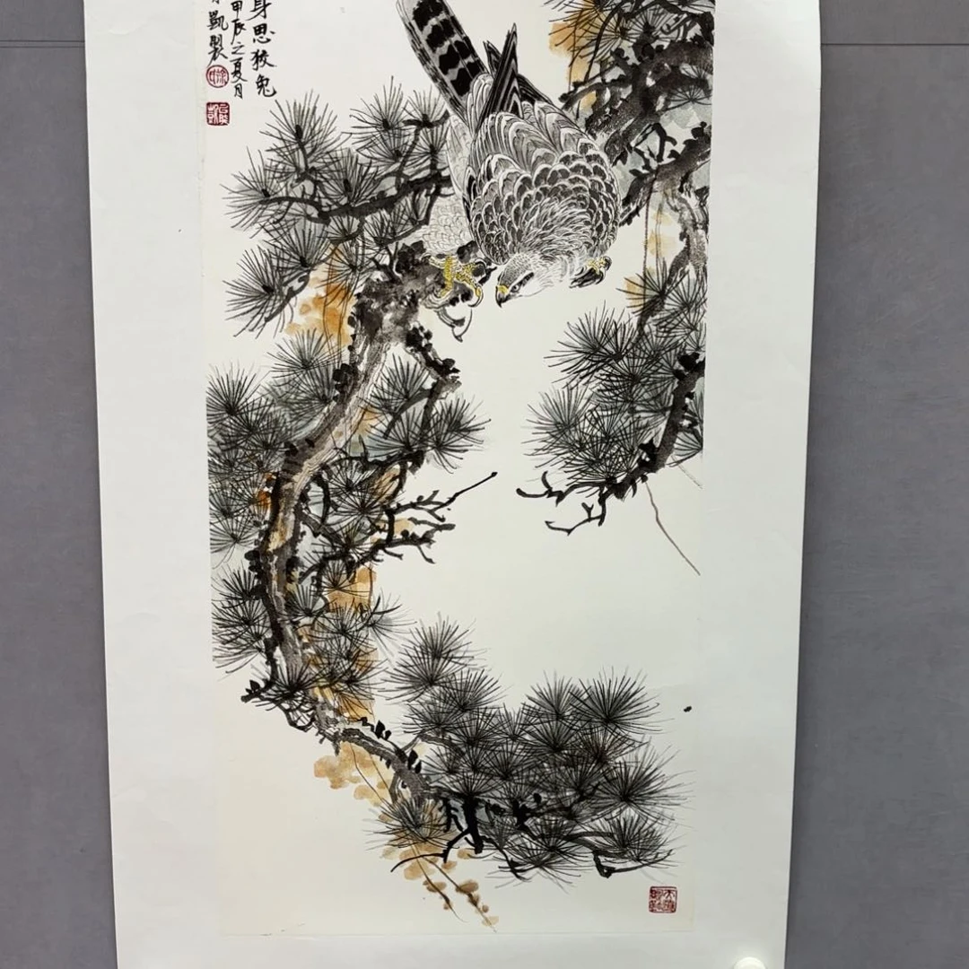 绘画艺术家真人真迹