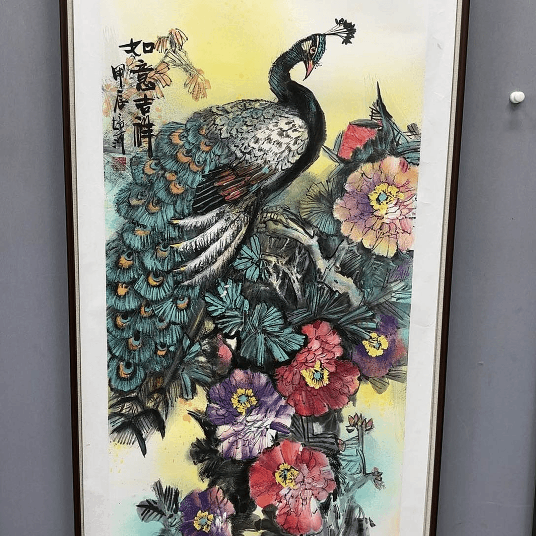 绘画艺术家真人真迹