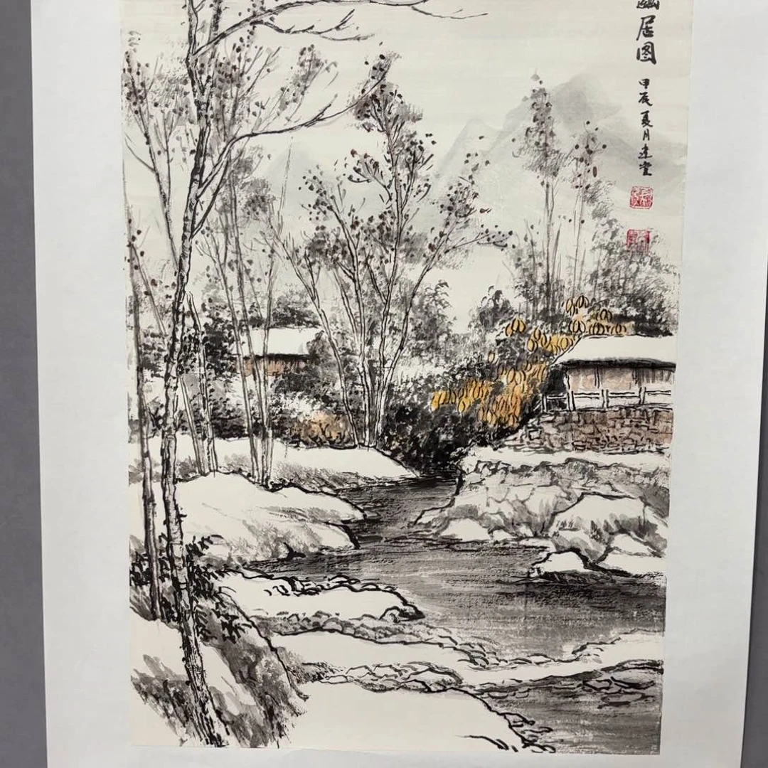 绘画艺术家真人真迹