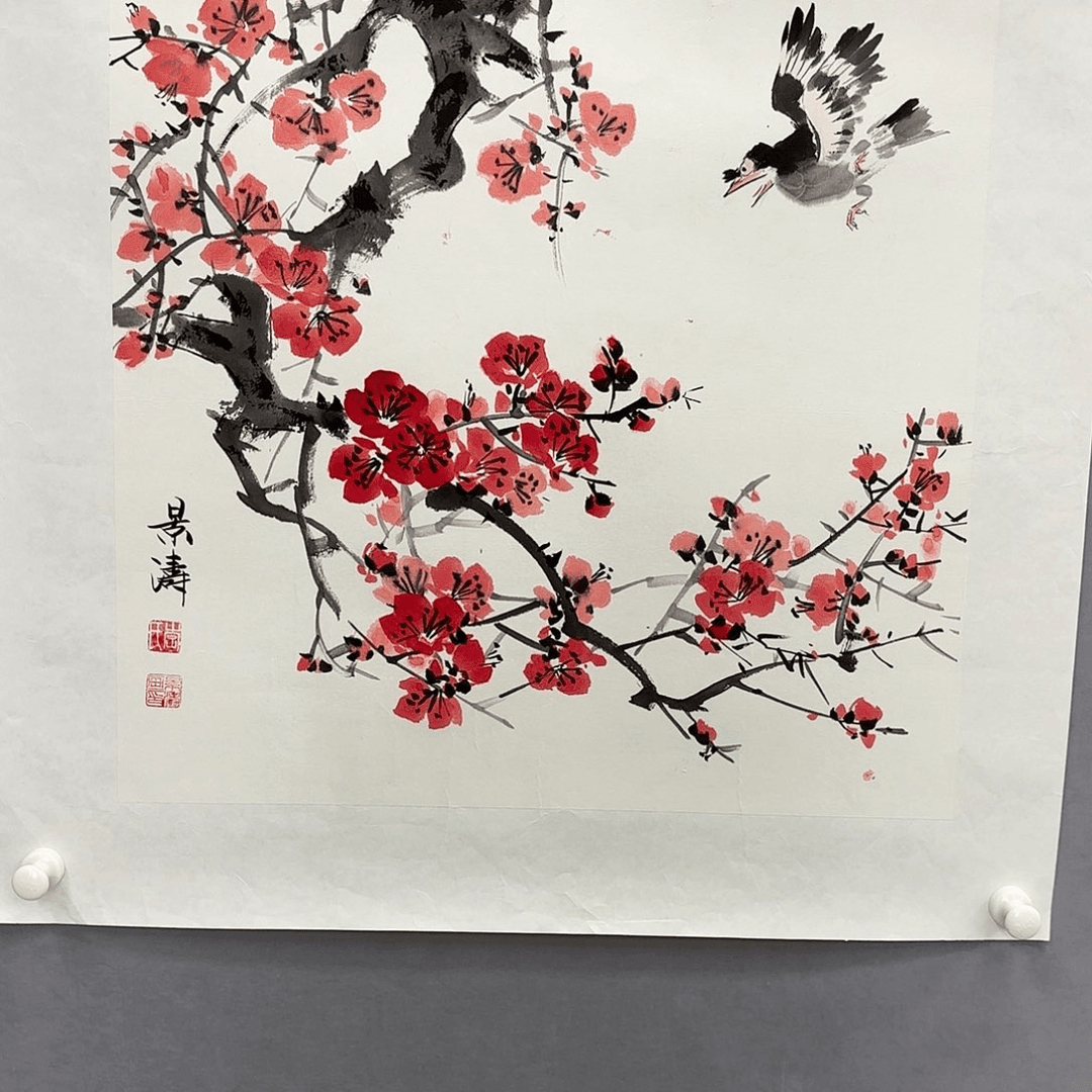 绘画艺术家真人真迹