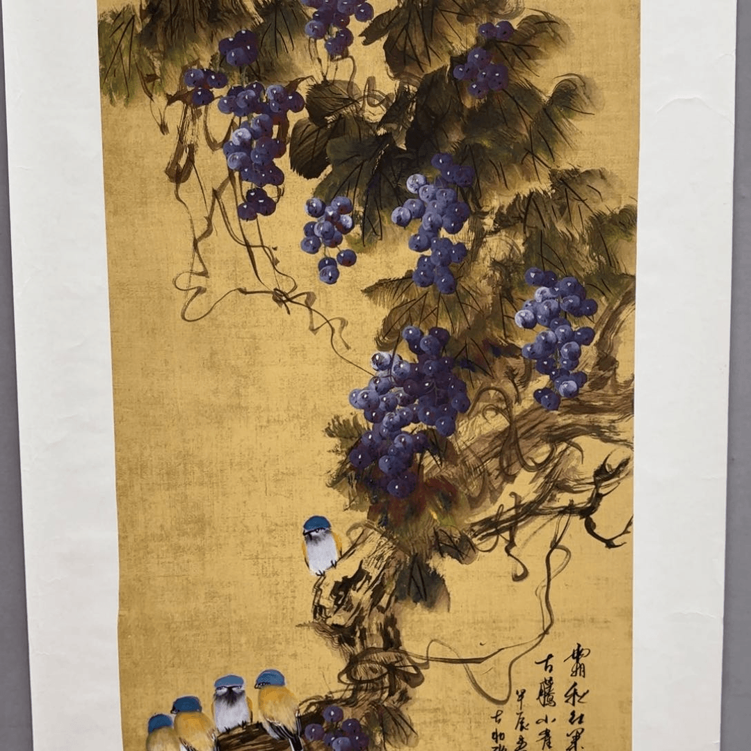 绘画艺术家真人真迹