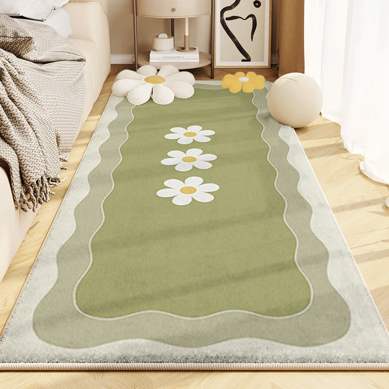 床边地毯床边防摔地垫卧室儿童房加厚爬爬垫榻榻米飘窗垫秋冬加厚