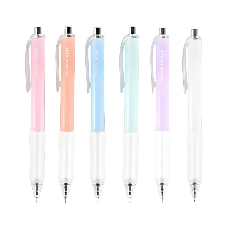 鸭先知101限量版炫彩果冻按动刷题笔0.5办公签字笔学生按动水笔