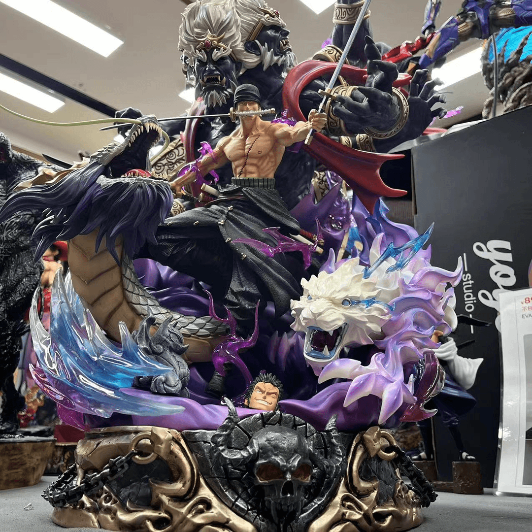 海贼王 LX索隆 地狱之王阎魔罗罗诺亚索隆 手办模玩摆件模型