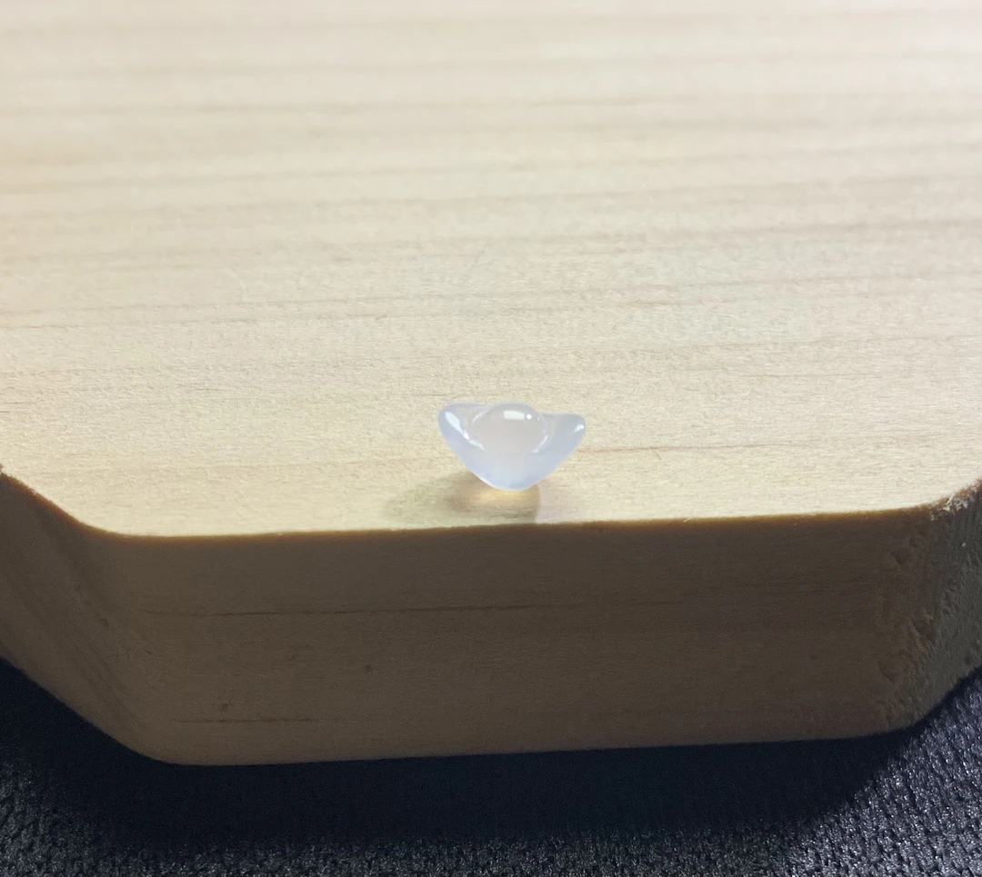 高冰立体小元宝天然缅甸翡翠A货提溜未镶嵌戒指