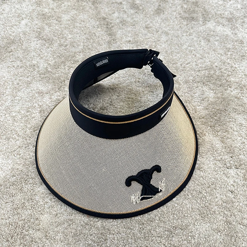 小乖逃X现货G时尚款空顶遮阳帽无顶防晒草帽子休闲户外时尚3212