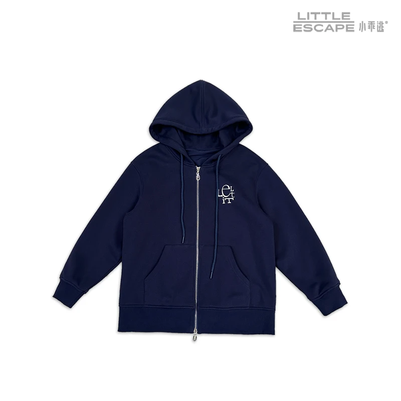G新款加绒加厚蓝色外套LT保暖冬季运动藏蓝外套宽松88207