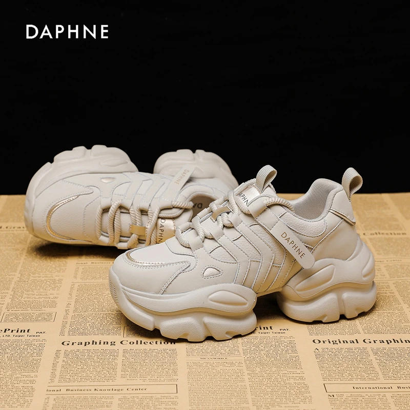 Daphne/达芙妮老爹鞋女2025年夏季新款时尚百搭厚底休闲运动鞋