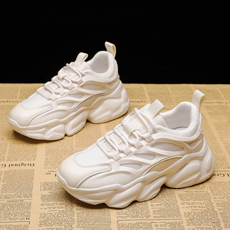 达芙妮老爹鞋女2025夏季新款百搭爆款时尚休闲厚底运动鞋子ins潮