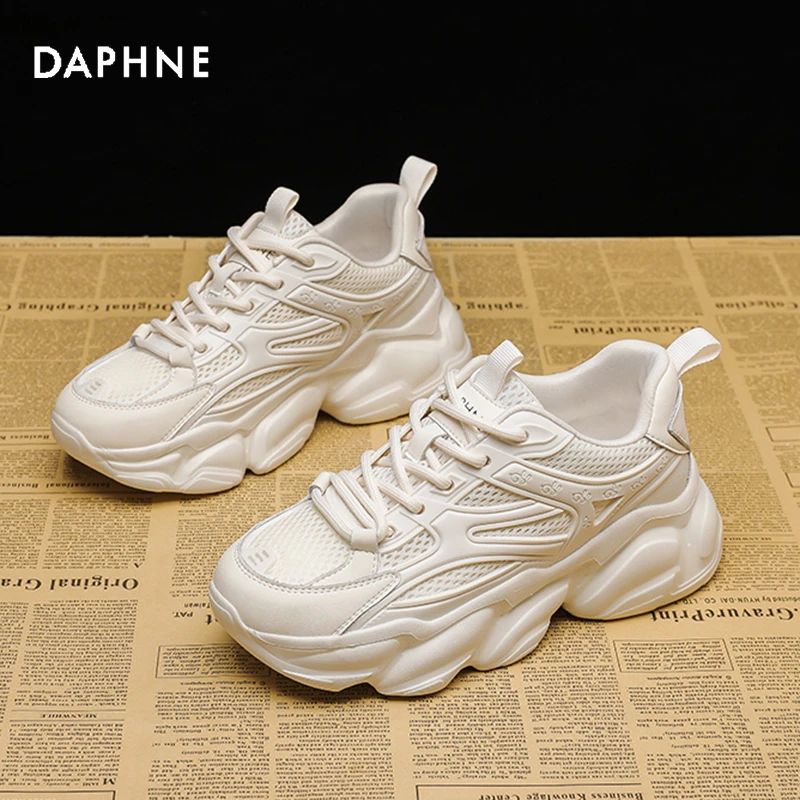 Daphne/达芙妮老爹鞋女2025夏季新款百搭运动潮流厚底时尚休闲鞋
