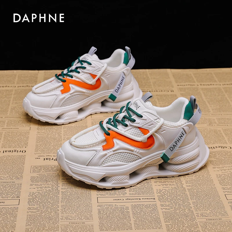 Daphne/达芙妮老爹鞋女夏季2025新款ins百搭休闲时尚厚底运动鞋