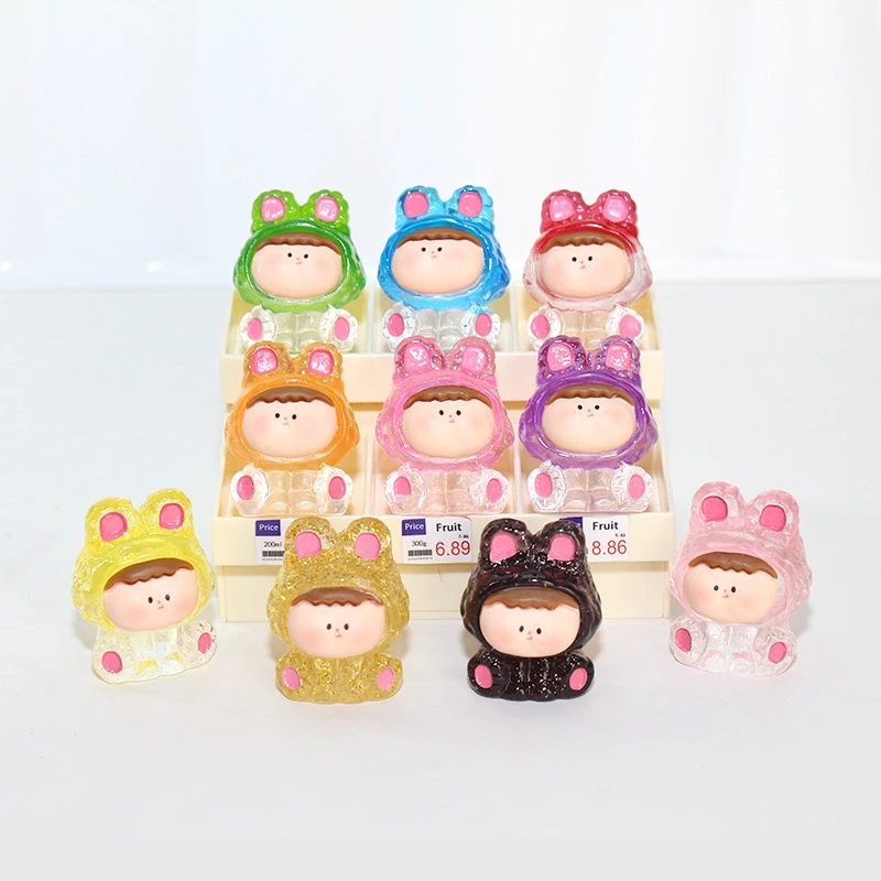 【九宫格对对碰】现场拆袋透色渐变李四立体树脂萌粒盲袋惊喜