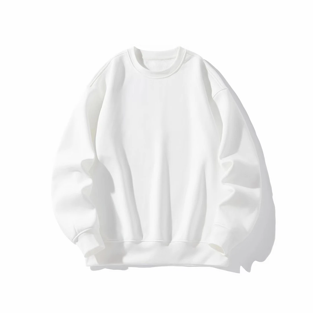 A字母圆领宽松印花休闲卫衣纯色简约潮服（默认微瑕）