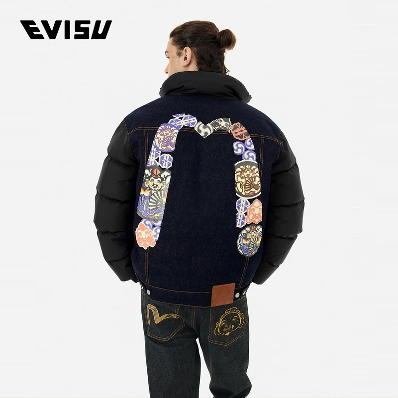 EVISU 2024秋季新品 男士大M印花外套2EAHTM4NJ7102XXSN