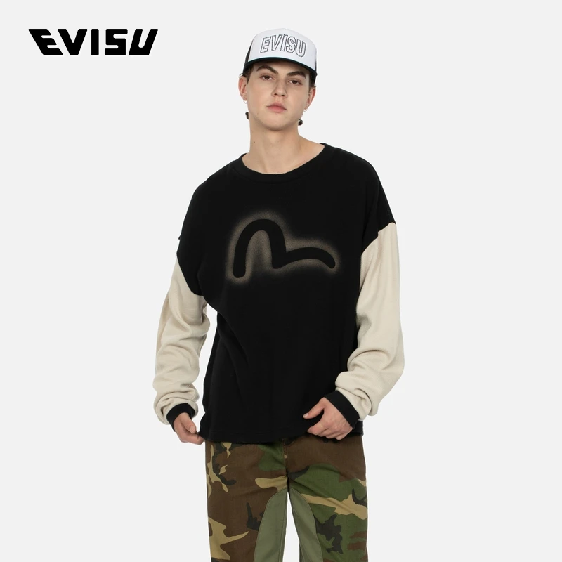 EVISU24秋季 男士CapsuleZero复古系列卫衣2EAMAM4SW1149BZCT