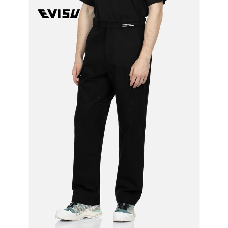 EVISU 男士反光海鸥印花百搭长裤2EAGNM3PT5032XXCT