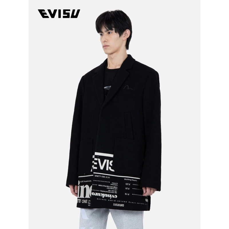 EVISU KURO 男士多图案印花西装外套2EAGNM2BZ706OSWX