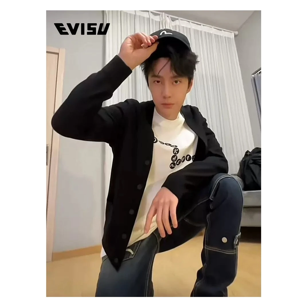 EVISU 2023秋季新款 男士海鸥解构式复古牛仔裤2EAHTM3JE106217CT