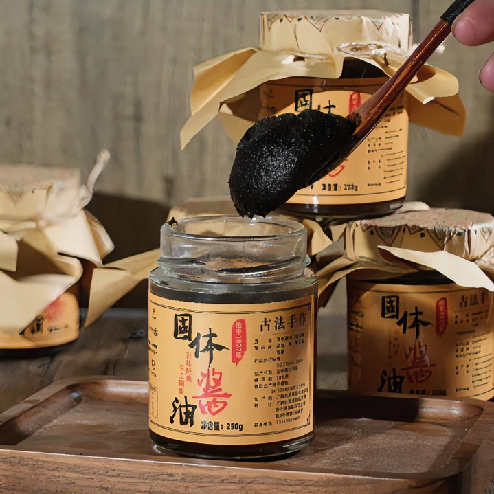 广西客家传统老手艺固体酱油手工经典酱香高蛋白调味炒菜净重250g