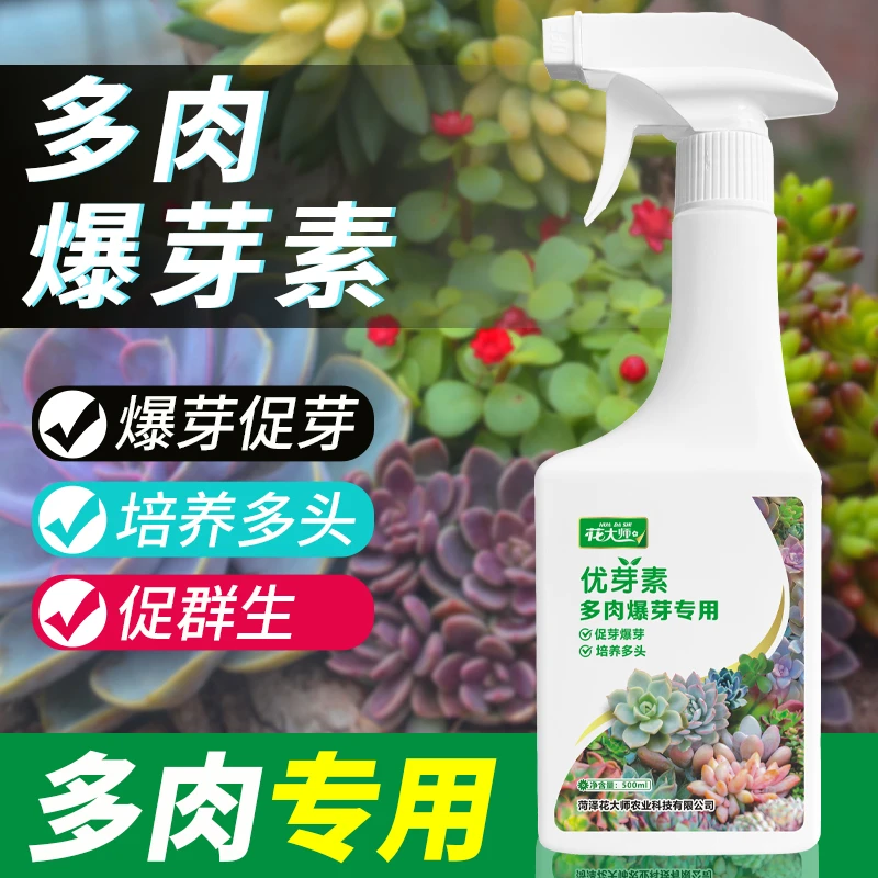 优芽素多肉专用肥营养液植物肥料爆芽素控释肥催芽优牙素测发促芽