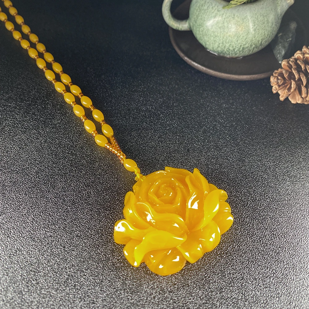 新人福利FL-D104荷花吊坠