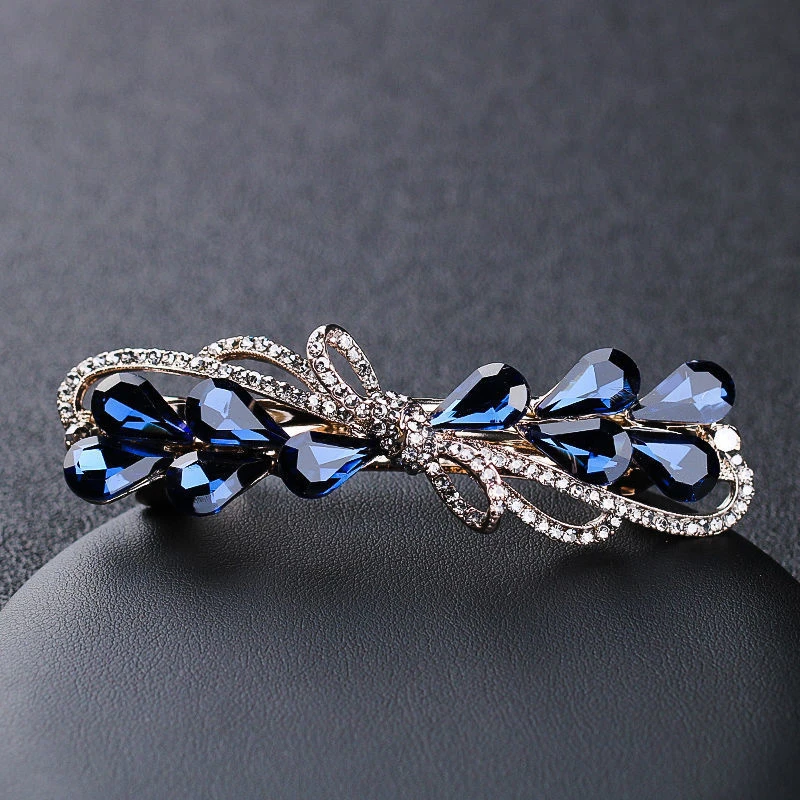 半扎发发夹后脑勺横夹妈妈发卡顶夹一字夹大号弹簧夹马尾夹子头饰