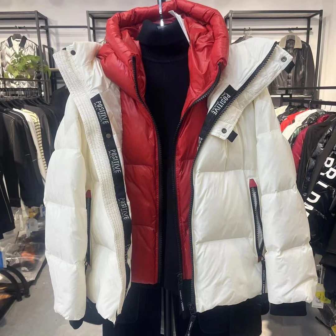 男装连帽男冬款时尚短款