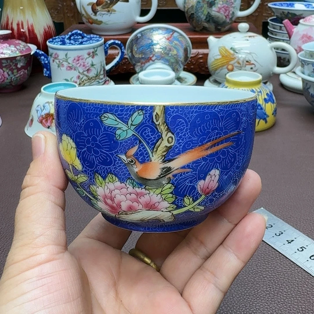 瓷片景德镇仿古手工制作精品展示