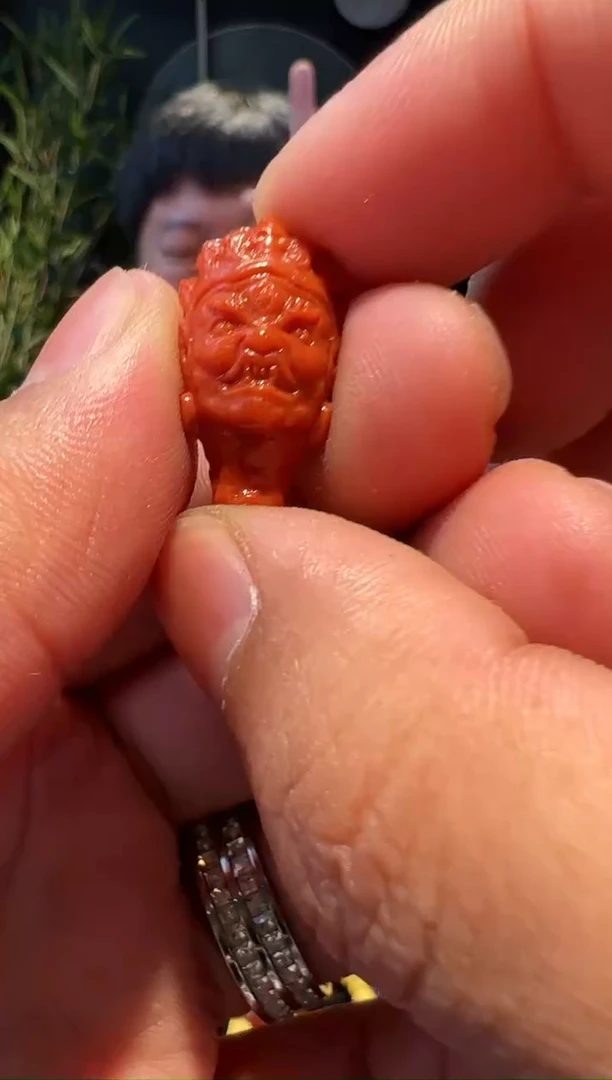 【闪购商品】南红玛瑙吊坠(不含链)未镶嵌三通-甘南黄财财