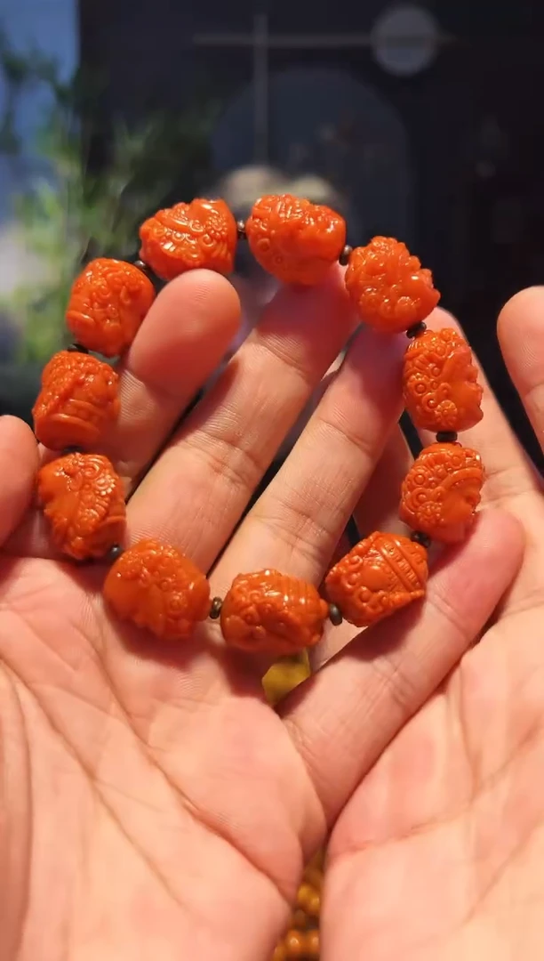 【闪购商品】南红玛瑙手串未镶嵌单圈