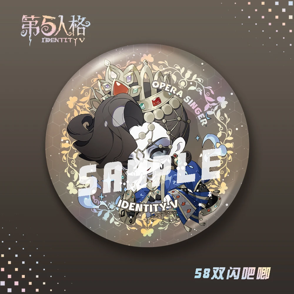 第五人格双闪吧唧渔女-静默之戟愚人金-罪恶熔火游戏周边精美礼物