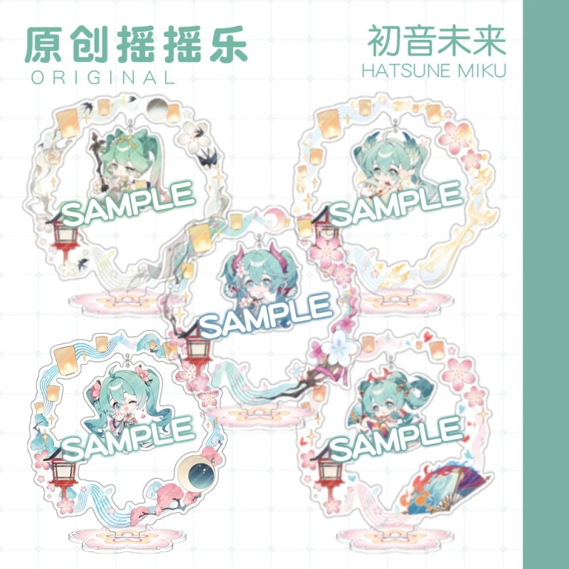 初音未来立牌花环灯笼款摇摇乐不知火初音花鸟卷初音周边精美产品