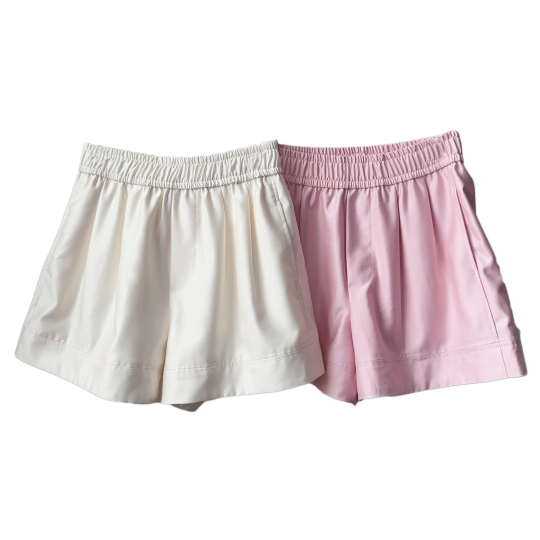 【COCQ】夏季新款 时尚气质百搭花苞短裤